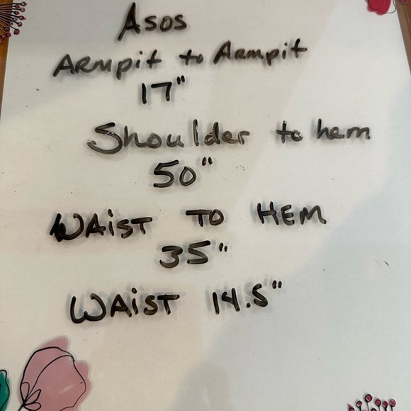 ASOS velvet floral black midi length dress - Picture 10 of 12